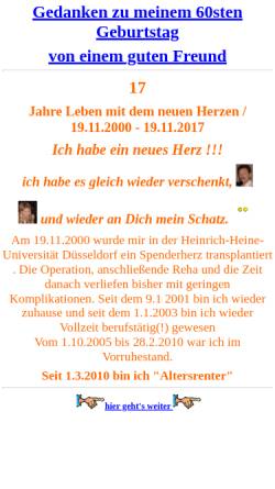 Vorschau der mobilen Webseite www.hoffmann-me.de, Elke und Harald Hoffmann - Seiten zur Organspende und Organtransplantation
