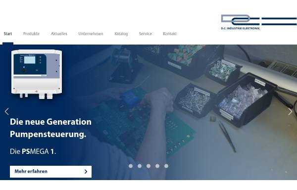 Vorschau von www.dc-elektronik.de, D.C. Industrie Elektronik GmbH