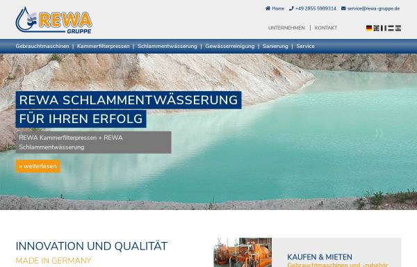 Vorschau von www.rewa-gruppe.de, Rewa-Gruppe