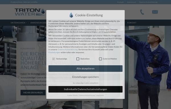 Vorschau von www.wat-nord.de, WAT Gesellschaft für Wasseraufbereitung Abwasser- u. Chemietechnik mbH