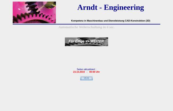 Vorschau von www.arndt-engineering.com, Arndt-Engineering