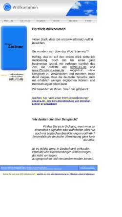 Vorschau der mobilen Webseite www.1cl.de, Leitner, Christian