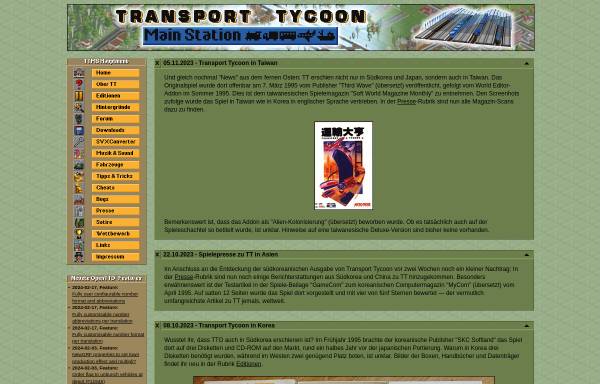 Vorschau von www.tt-ms.de, Transport Tycoon Main Station