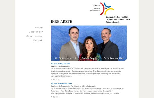 Vorschau von www.nervenarzt-saarbruecken.de, Hutschenreuter, Dr. med. Dipl. psych. Ulrich, Dr. med. Georg Domanowsky und Pia Steuer