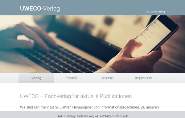 Vorschau von www.uweco.de, UWECO-Verlag
