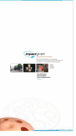 Vorschau der mobilen Webseite www.impact-moers.de, Impact GmbH