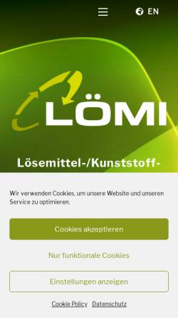 Vorschau der mobilen Webseite www.loemi.com, Lömi GmbH