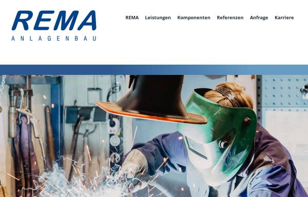 Vorschau von www.rema-anlagenbau.de, REMA Anlagenbau GmbH