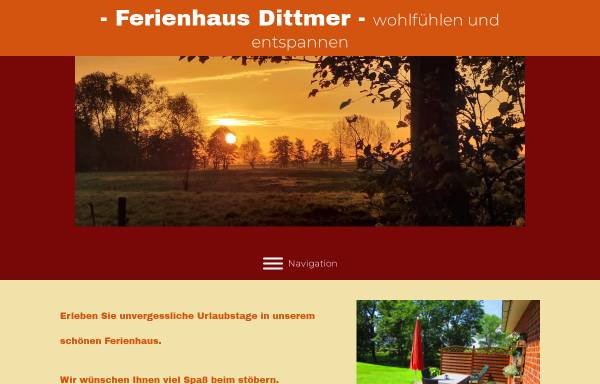 Vorschau von www.fewo-dittmer.de, Ferienhaus Familie Dittmer