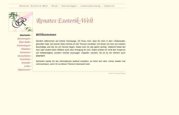 Vorschau von www.renates-esoterik-welt.de, Grünberger Renate