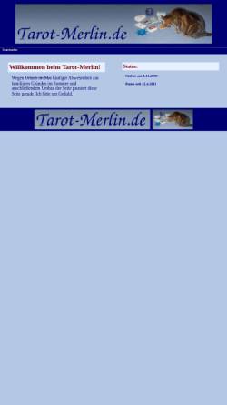 Vorschau der mobilen Webseite tarot-merlin.de, Tarot Merlin