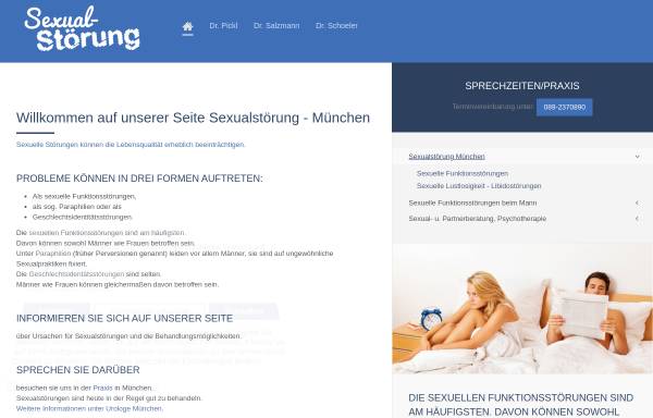 Vorschau von www.sexualstoerung-muenchen.de, Sexualstörung München