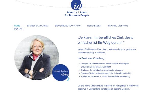 Identity und Ideas for Business Women - Irmgard Diephaus