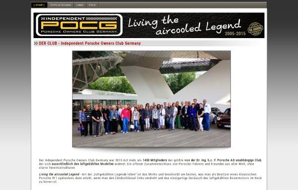 Vorschau von www.pocg.de, Porsche Owners Club Germany