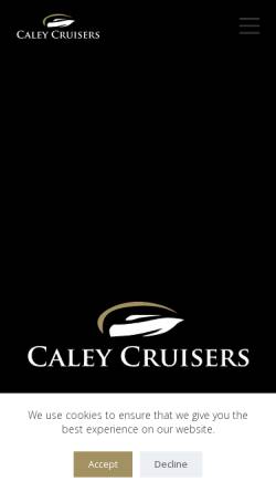 Vorschau der mobilen Webseite www.caleycruisers.com, Caley Cruisers