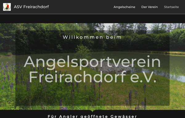 Vorschau von www.asv-freirachdorf.de, Angel-Sport-Verein Freirachdorf e.V.
