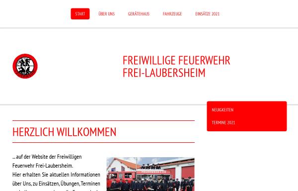 Vorschau von fffl.jimdo.com, Freiwillige Feuerwehr Frei-Laubersheim