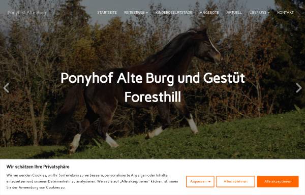 Ponyhof Alte Burg & Gestüt Foresthill