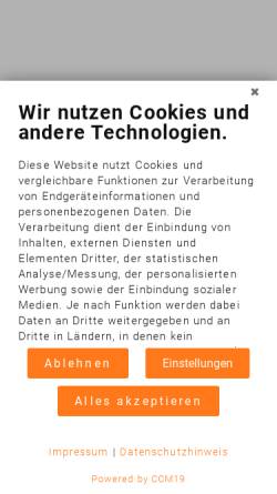 Vorschau der mobilen Webseite www.sumsum.de, sumsum OfficeMöbility - Kirstin Hoppelshäuser