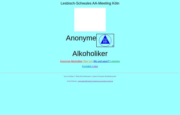 Vorschau von www.lesbisch-schwules-aa-meeting-koeln.de, Lesbisch Schwule Anonyme Alkoholiker in Köln