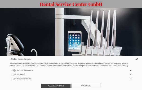 Vorschau von www.dsc-owl.de, Dental Service Center GmbH