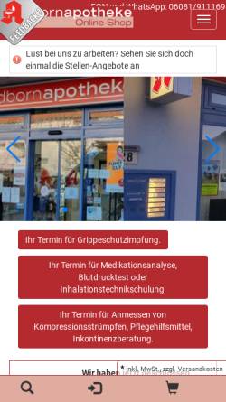 Vorschau der mobilen Webseite www.riedborn-apotheke.de, Riedborn-Apotheke e.K.