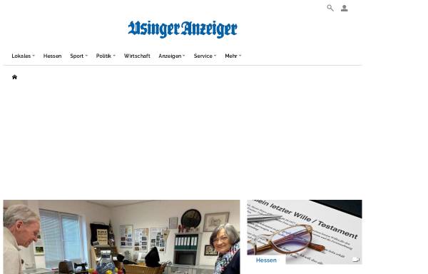 Vorschau von www.usinger-anzeiger.de, Usinger Anzeiger