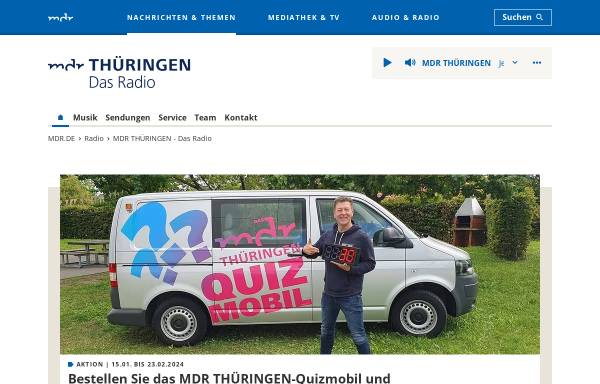 Vorschau von www.mdr.de, MDR 1 Radio Thüringen