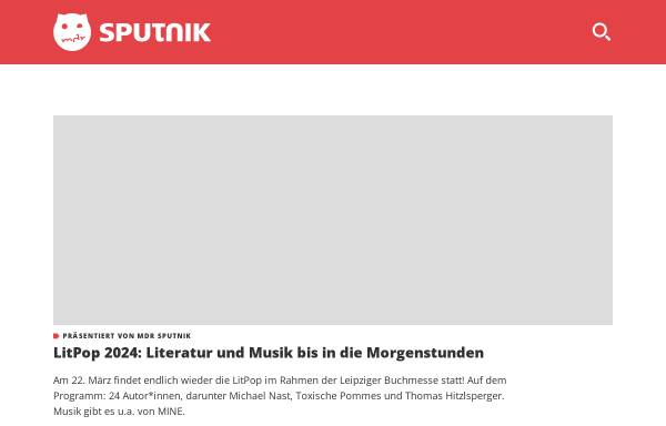 Vorschau von www.sputnik.de, SPUTNIK
