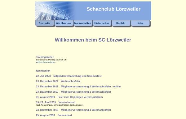 Vorschau von www.scloerzweiler.de, Schachclub Lörzweiler