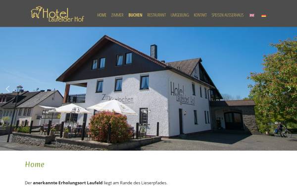 Vorschau von www.laufelder-hof.de, Hotel Laufelder Hof