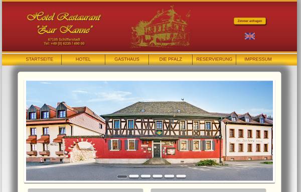 Vorschau von www.hotelzurkanne.de, Hotel und Gasthaus Zur Kanne