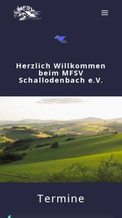 Vorschau der mobilen Webseite mfsv-schallodenbach.de, MFSV-Schallodenbach