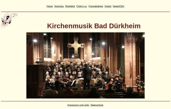 Vorschau von www.kirchenmusik-bad-duerkheim.de, Kirchenmusik Bad Dürkheim