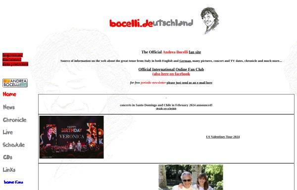 Vorschau von www.bocelli.de, Bocelli, Andrea