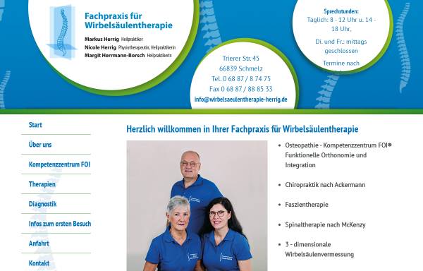 Vorschau von www.wirbelsaeulentherapie-herrig.de, Herrig, Markus Heilpraktiker