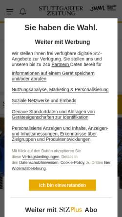 Vorschau der mobilen Webseite www.stuttgarter-zeitung.de, Paulo Coelho: Der Zahir