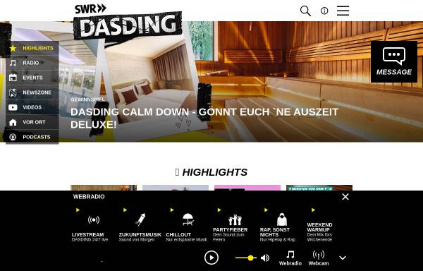 Vorschau von www.dasding.de, DasDing