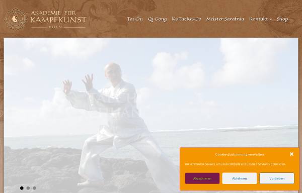 Vorschau von www.gong-fu.de, Akademie für Kampfkunst und Bewegung