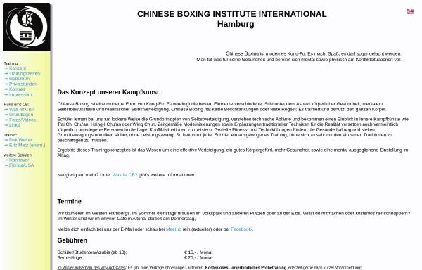 Vorschau von cbii-hh.de, Chinese Boxing Institute International Hamburg