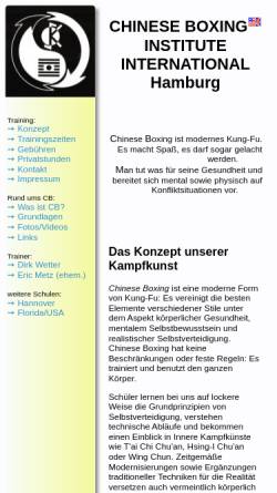 Vorschau der mobilen Webseite cbii-hh.de, Chinese Boxing Institute International Hamburg