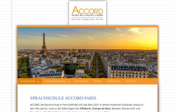 Vorschau von www.accord-paris.de, Accord, Paris