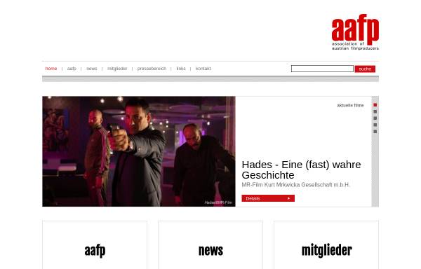 Vorschau von www.austrian-film.com, aafp - Interessenvertretung der Filmproduzenten in Österreich