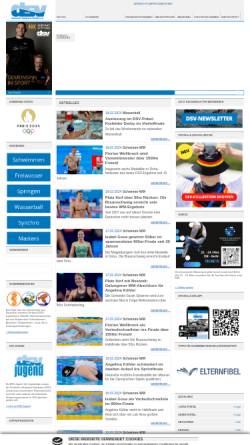 Vorschau der mobilen Webseite www.dsv.de, Deutscher Schwimm-Verband e.V. (DSV)