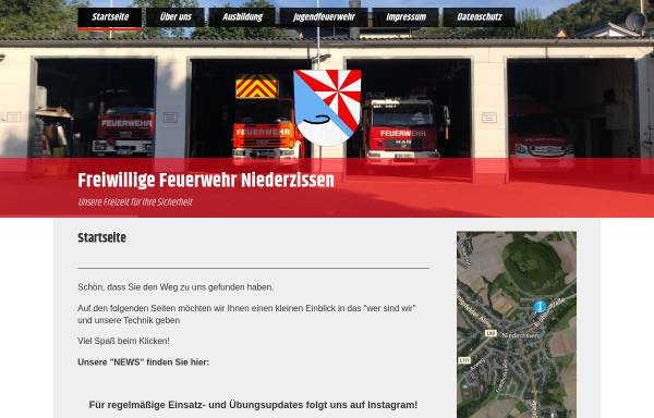 Vorschau von www.feuerwehr-niederzissen.de, Freiwillige Feuerwehr Niederzissen