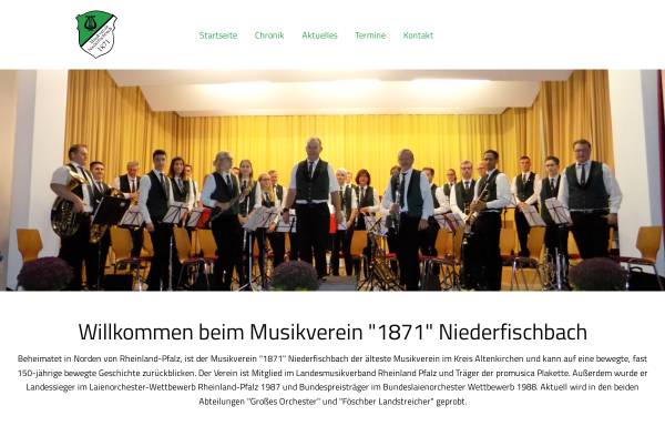 Vorschau von mv1871nfb.de, Musikverein 1871 Niederfischbach