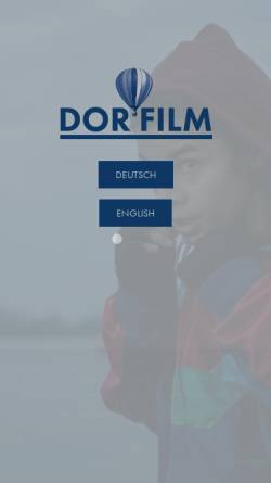 Vorschau der mobilen Webseite www.dor-film.com, DOR FILM Produktionsgesellschaft m.b.H.