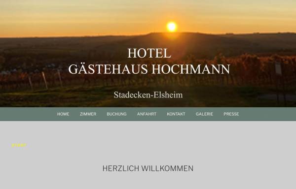 Vorschau von www.gaestehaus-hochmann.de, Gästehaus Hochmann