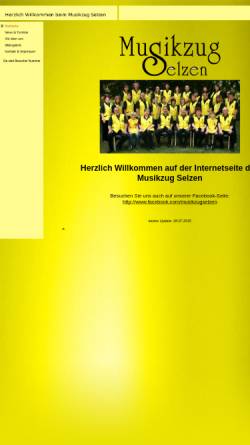 Vorschau der mobilen Webseite www.mgv-frohsinn-selzen.de, Musikzug Selzen
