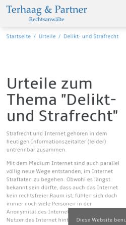 Vorschau der mobilen Webseite www.aufrecht.de, Aufrecht.de